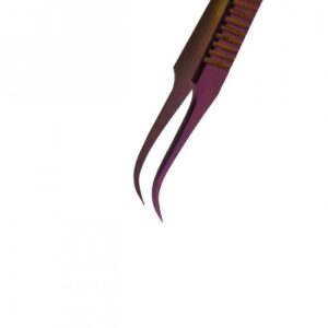 Lash Tweezers Purple Curve