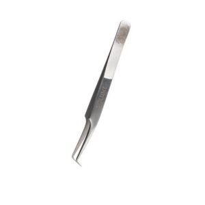 Silver 90° Eyelash Tweezers