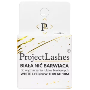 White DYE Thread for brow geometry contouring