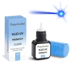 Klej UV do przedłużania rzęs 3 ml ProjectLashes Clear UV – przezroczysty klej UV